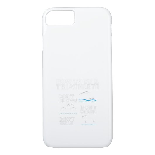 Hoe wordt Triatlete Triathlon? Case-Mate iPhone Case (Achterkant)