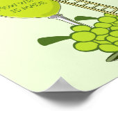 Hoe wordt Wijn gemaakt Humor Tekening Cartoon Poster (Hoek)