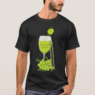 Hoe wordt wijn schimmel donker? t-shirt