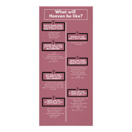 Hoe zal de hemel zijn? reclamekaart