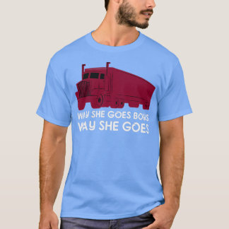 Hoe ze met Boys Trucker gaat T-shirt