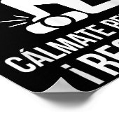 Hoe zeg je C.p.r in het Spaans_ Calmate Y Respira Poster (Hoek)