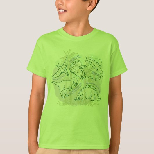 Hoe zeg je Dinosaurs jongens T-shirt (Voorkant)