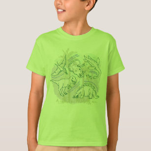Hoe zeg je Dinosaurusjongens t-shirt? T-shirt