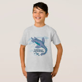 Hoe zeg je Plesiosaur kinder dinosaurus t-shirt (Voorkant volledig)