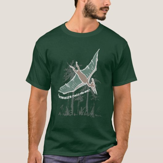 Hoe zeg je Pterosaurussen? T-shirt (Voorkant)