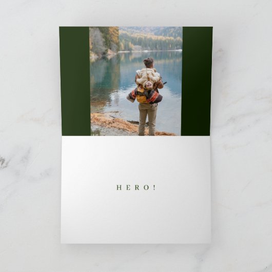 Hoe zeg je vader:? Vaderdag kaart (Binnen)