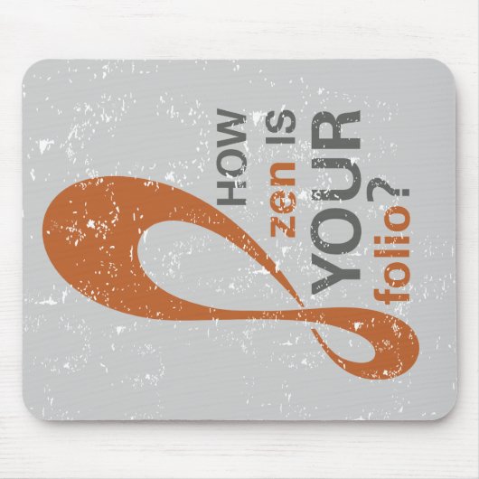 Hoe Zen? Mousepad Muismat (Voorkant)