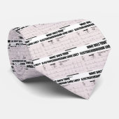 Hoe ziet je elektrocardiogram eruit? stropdas (Opgerold)