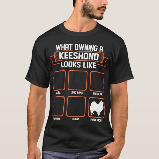 Hoe ziet Keeshond er uit als een grappig shirt (Voorkant)