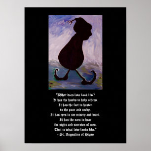 "Hoe ziet liefde eruit?" Poster