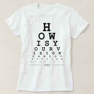 Hoe ziet u eruit? t-shirt