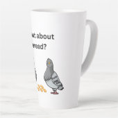 Hoe zit het met brood? latte mok (Rechterhoek)