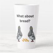 Hoe zit het met brood? latte mok (Voorkant)