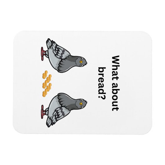 Hoe zit het met brood? magneet (Horizontaal)