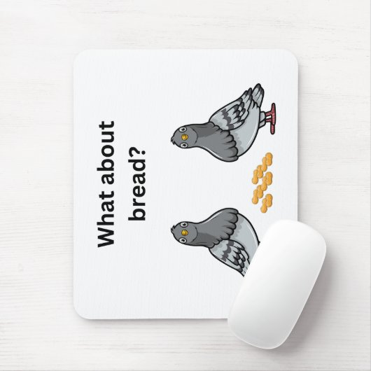 Hoe zit het met brood? muismat (Met muis)
