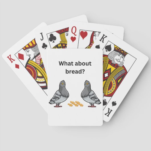 Hoe zit het met brood? pokerkaarten (Achterkant)