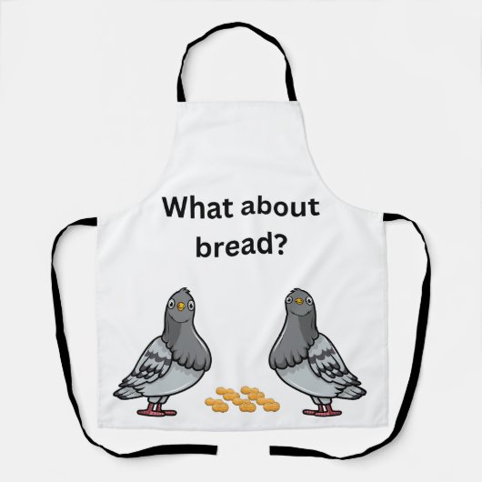 Hoe zit het met brood? schort (Voorkant)