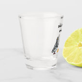 Hoe zit het met brood? shot glas (Links)