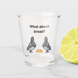 Hoe zit het met brood? shot glas