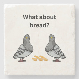 Hoe zit het met brood? stenen onderzetter