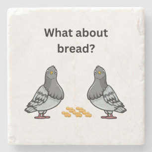 Hoe zit het met brood? stenen onderzetter