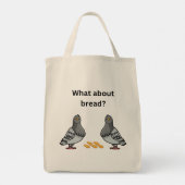 Hoe zit het met brood? tote bag (Achterkant)