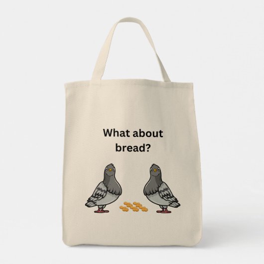 Hoe zit het met brood? tote bag (Achterkant)