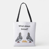 Hoe zit het met brood? tote bag (Achterkant)