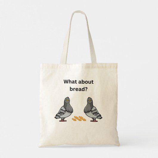 Hoe zit het met brood? tote bag (Achterkant)
