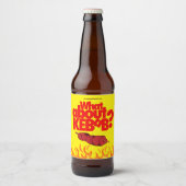 Hoe zit het met Kebab? Betonvlees Bier Etiket (Voorkant)