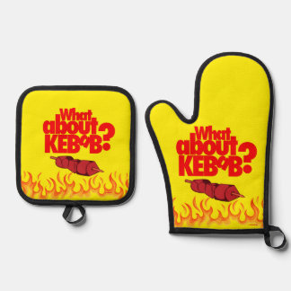 Hoe zit het met Kebab? Betonvlees Ovenwant & Pannenlap Set