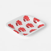 Hoe zit het met Kebab? Betonvlees Papieren Bordje (Gebogen)