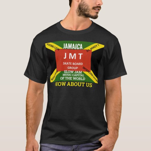 HOE ZIT HET MET ONS Basic Donkere T-Shirt (Voorkant)