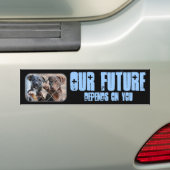 Hoe zit het met ons?  Bumpersticker (Op auto)