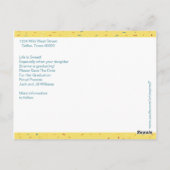 Hoe zoet het Afstuderen is sparen de datum Briefkaart (Achterkant)