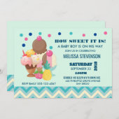 Hoe zoet het is Ice Cream Baby shower Kaart (Voorkant / Achterkant)