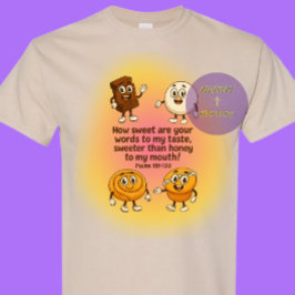 Hoe zoet zijn uw woorden GOD - Christelijk T-shirt