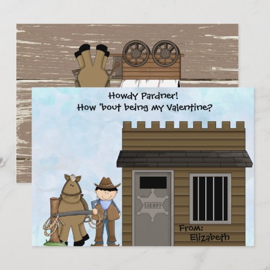 Hoe zou het zijn om mijn Valentijn te zijn partner Feestdagenkaart (Voorkant / Achterkant)