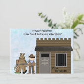 Hoe zou het zijn om mijn Valentijn te zijn partner Feestdagenkaart (Staand voorkant)