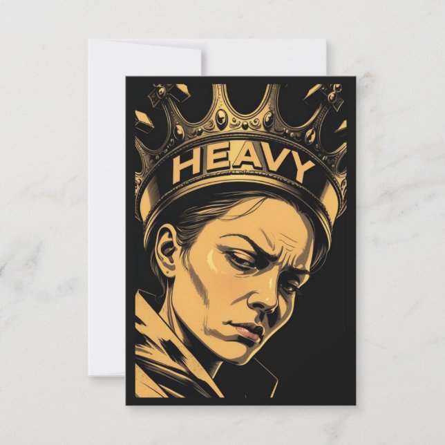 Hoe zwaar is de kroon (Voorkant)