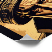 Hoe zwaar is de kroon (ontwerp 2) poster (Hoek)