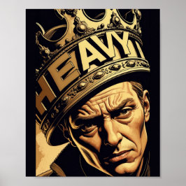 Hoe zwaar is de kroon (ontwerp 2) poster