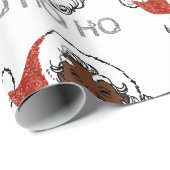 hoe zwart santa verpakkingspapier cadeaupapier (Rol Hoek)