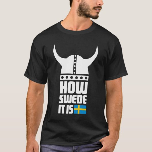 Hoe zweet het is een grappig donker T-shirt (Voorkant)