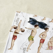 Hoe zwemmen  Franse zwemmers? Strandlaken (In situ)