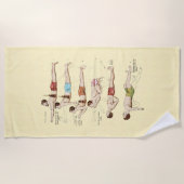 Hoe zwemmen  Franse zwemmers? Strandlaken (Voorkant)