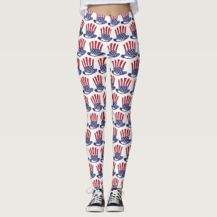 Hoed af naar Amerika! Leggings