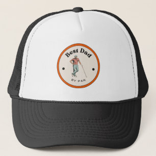 Hoed - Beste Vader door Par - Golfer Trucker Pet
