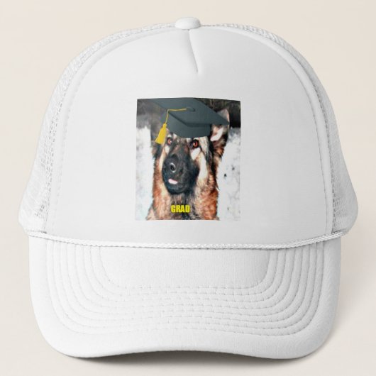 Hoed Duitse Herders Grad Trucker Pet (Voorkant)
